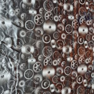 Gears and sprockets 50cm wide Hydrographic film