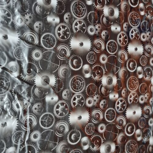 Gears and sprockets 50cm wide Hydrographic film