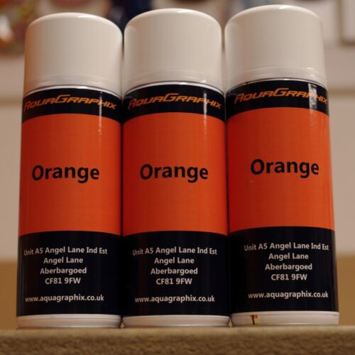 Base coat paint 400ml Aerosol Orange