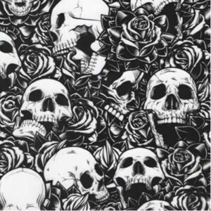 Skulls and Roses 100cm Hydrographics film