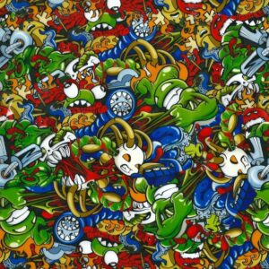 Monster Mash 100cm hydrographic film