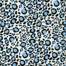 Blue Leopard Print Hydrographics Film 50cm