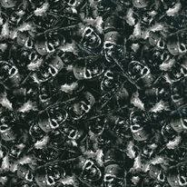 Pirate Skulls Hydrographic Film 50cm