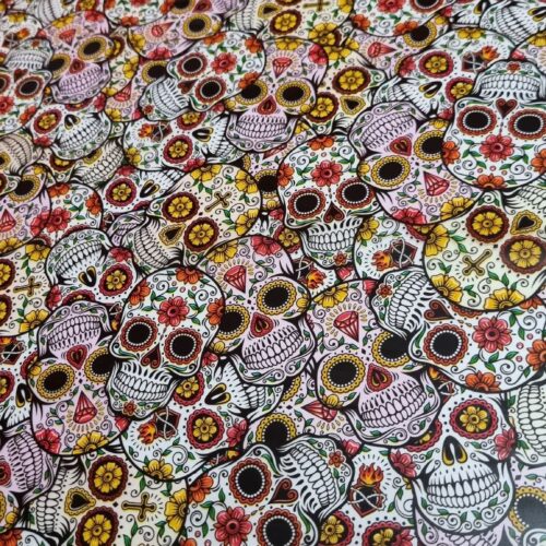 Sugar Skulls Hydrographic Film 100cm Wide