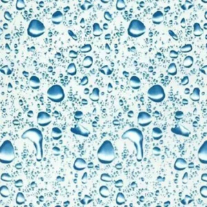 Blue Water Drops Hydrographics Film 100cm Wide