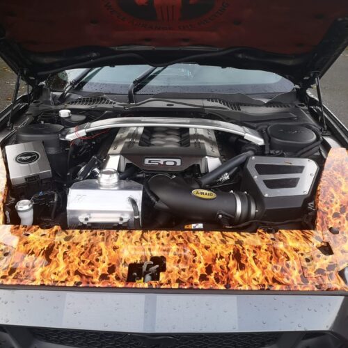 Inferno Orange Hydrographics Film 100cm - Image 2