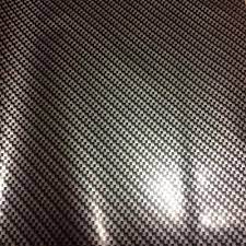 Wide Weave Black and Silver Carbon Fibre full ink Hydrographics Film 100cm
