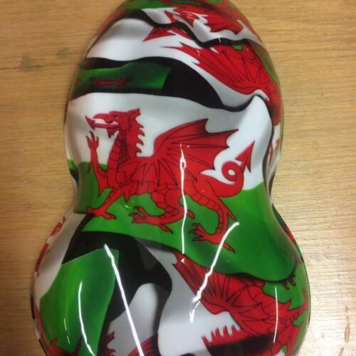 Welsh Flag Hydrographics film By Aquagraphix 100cm Wide - Image 2
