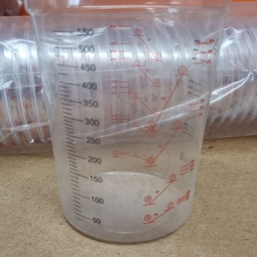 Clear Plastic Paint Mixing Cups pack of 50