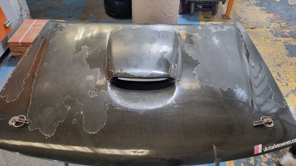 Headlight and Real carbon fibre restoration AquaGraphix The UK's