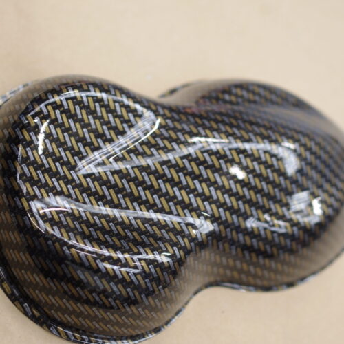 Silver and Gold Kevlar Carbon 100cm Hydrographics Film - Image 2